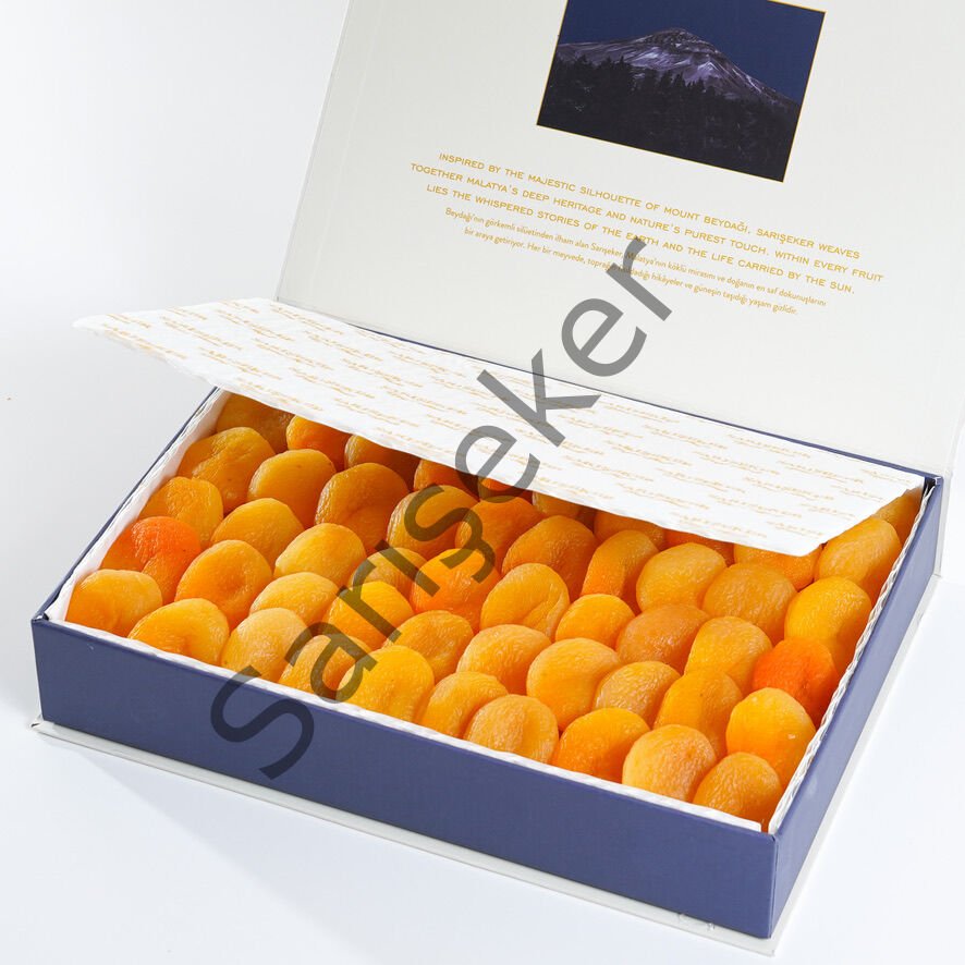 Kuru Kayısı 1300 gr (JUMBO)   Mıknatıslı Özel Kutu